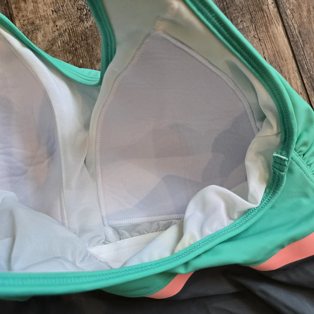 Lands' End Green and Gray Bikini Set - Picture 9 of 10